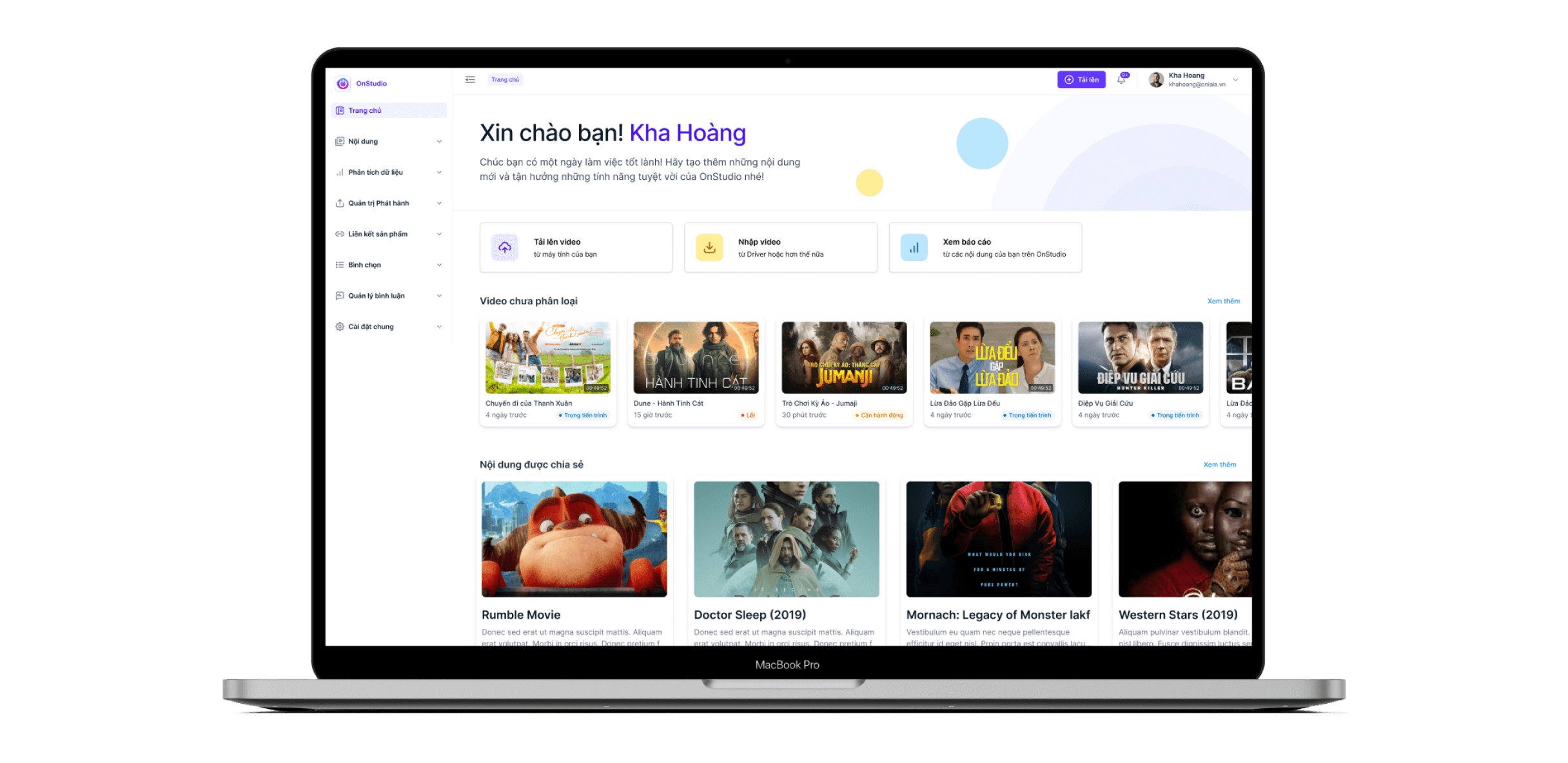 Bắt đầu với tài khoản miễn phí